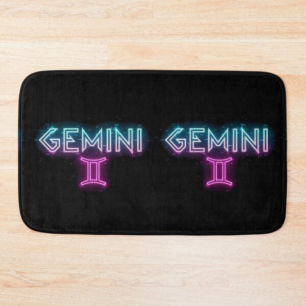 Item preview, Neon Gemini Glitch Sign designed and sold by ZodiacWonders.