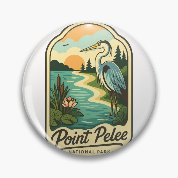 Item preview, Point Pelee Marshlands with Great Blue Heron in Ontario designed and sold by Places On Earth.