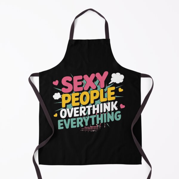 Item preview, Sexy People Overthink Everything Comic T-Shirt | Retro Pop Art Anxiety Humor | Funny Quote Gift designed and sold by Pixie Bloom.