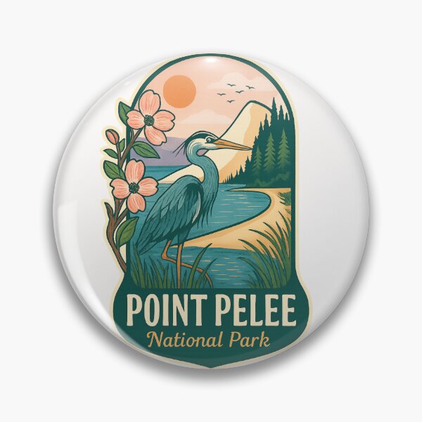 Item preview, Point Pelee Wetlands with Heron and Carolinian Forest designed and sold by Places On Earth.