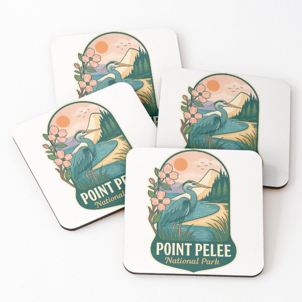 Item preview, Point Pelee Wetlands with Heron and Carolinian Forest designed and sold by Places On Earth.
