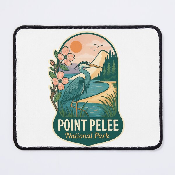 Item preview, Point Pelee Wetlands with Heron and Carolinian Forest designed and sold by Places On Earth.