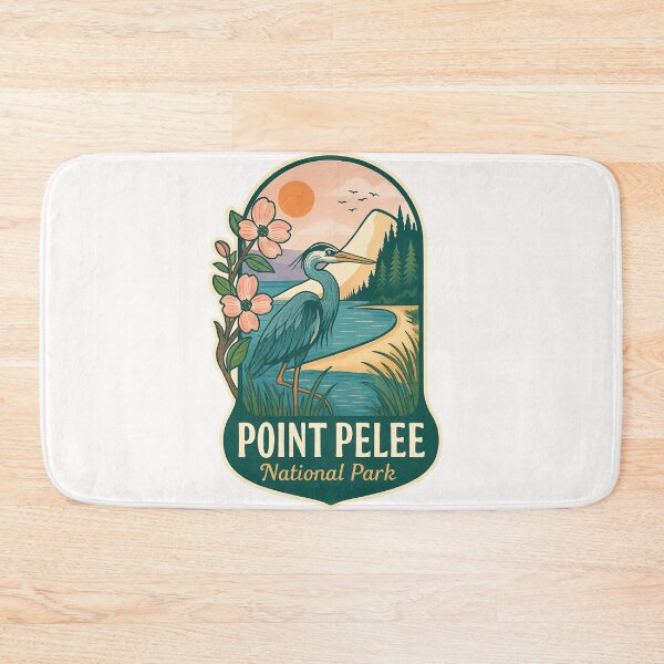 Item preview, Point Pelee Wetlands with Heron and Carolinian Forest designed and sold by Places On Earth.