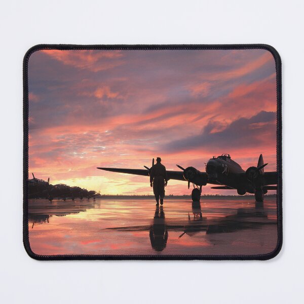 Item preview, Early Morning Airfield At Sunup with Calm Skies designed and sold by Skyframe Aviation.