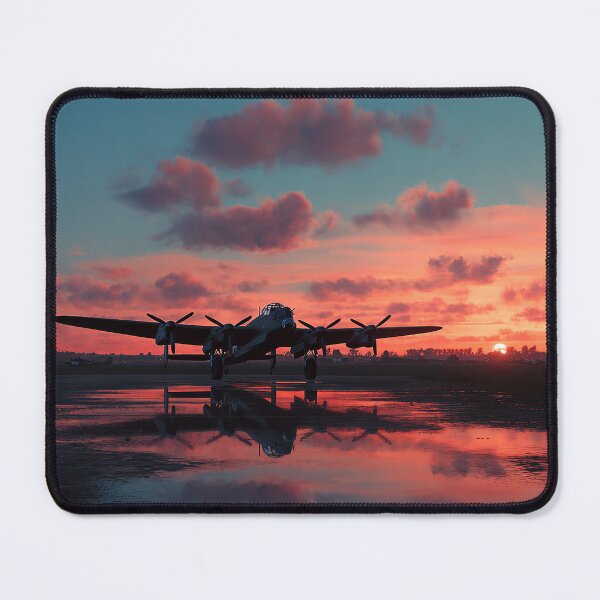 Item preview, RAF Bomber Command Base In Early Light Across the Airfield designed and sold by Skyframe Aviation.