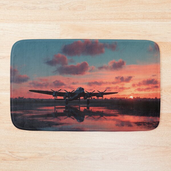 Item preview, RAF Bomber Command Base In Early Light Across the Airfield designed and sold by Skyframe Aviation.