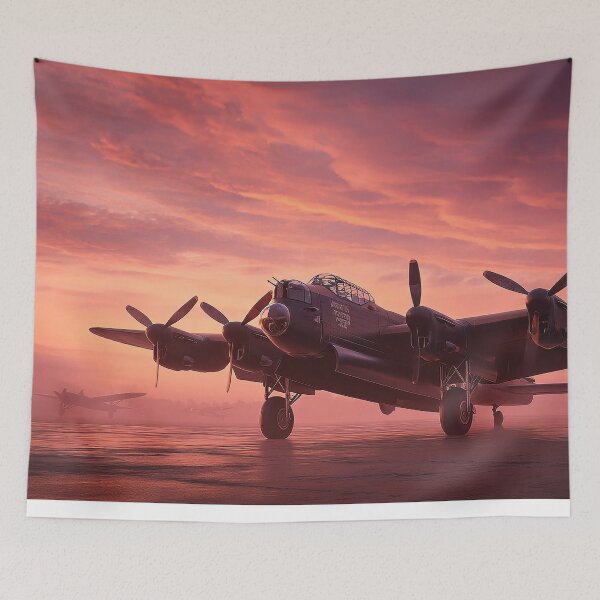 Item preview, RAF Bomber Command Base At Sunup with Golden Light designed and sold by Skyframe Aviation.