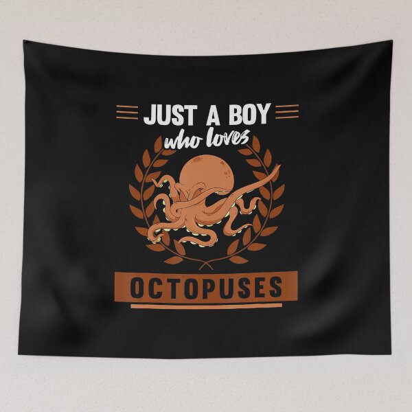 Item preview, Dabbing Octopus Mollusk Just A Boy Who Loves Octopuses designed and sold by DanielleTonia.