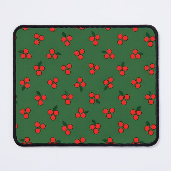 Item preview, Red Holly Berries on Green Christmas Background designed and sold by SassyArtistry.