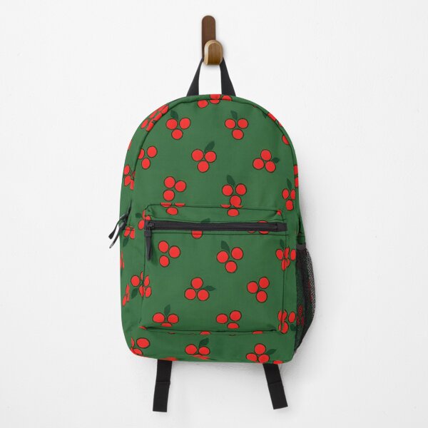 Item preview, Red Holly Berries on Green Christmas Background designed and sold by SassyArtistry.