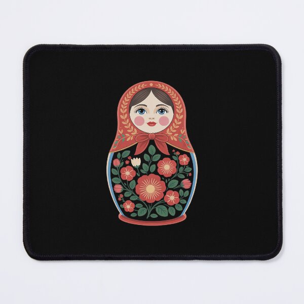 Item preview, Matryoshka Doll Art Russian Nesting Wooden Stacking Set designed and sold by GasVille.