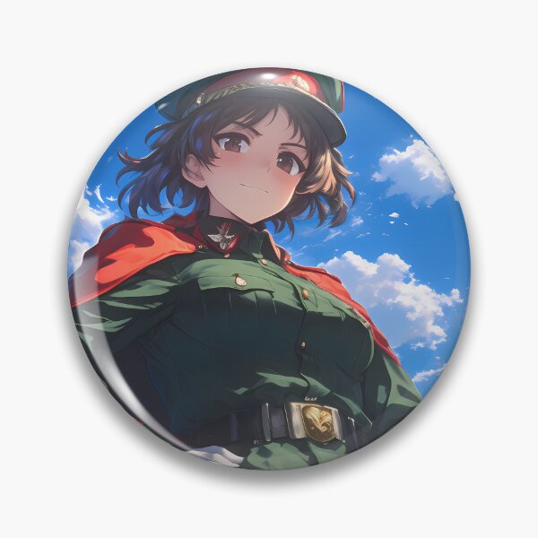 Item preview, Nishizumi Miho Girls und Panzer Anime Courageous Tank Commander designed and sold by HumbertoValveno.