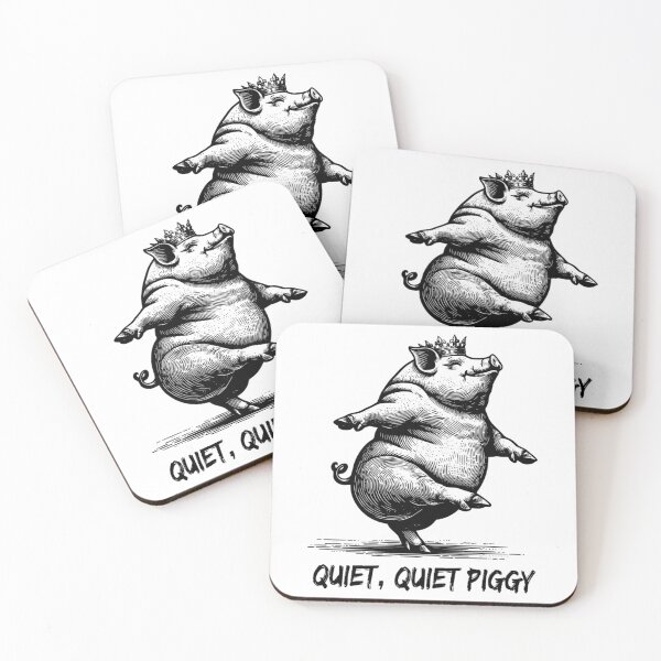 Artikelvorschau, Quiet Piggy Meme Anti Trump Satirisch entworfen und verkauft von rodyoder.