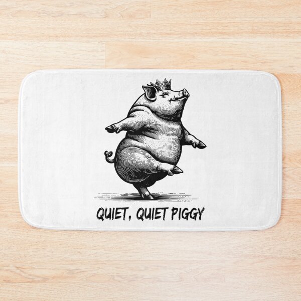 Item preview, Quiet Piggy Meme Anti Trump Satirical designed and sold by rodyoder.