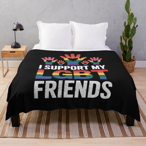 Item preview, I Support My LGBT Friends Gay Pride LGBTQ Straight Ally designed and sold by GaryPacheco6.
