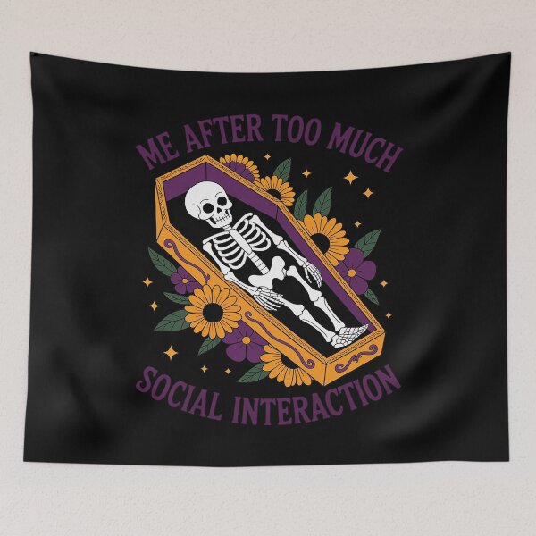 Item preview, Me After Too Much Social Interaction designed and sold by GasVille.