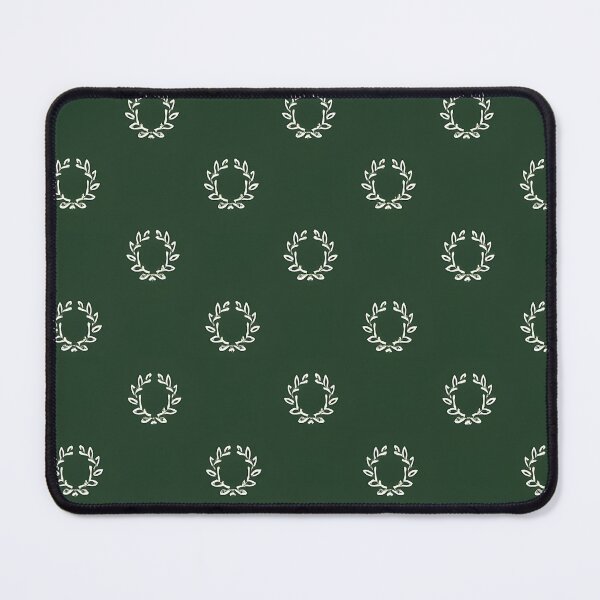 Item preview, White Christmas Wreaths on Forest Green designed and sold by SassyArtistry.