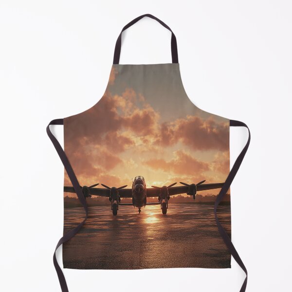 Item preview, British Airfield at Dawn Under Soft Sunrise with Mist Rising designed and sold by Skyframe Aviation.
