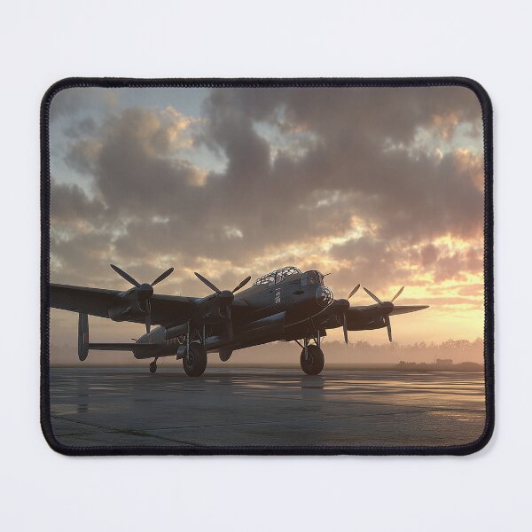 Item preview, RAF Airfield At Dawn over Open Fields designed and sold by Skyframe Aviation.