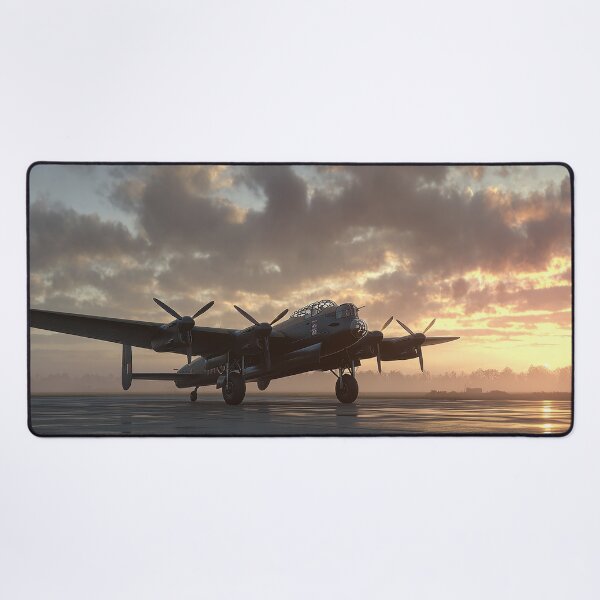 Item preview, RAF Airfield At Dawn over Open Fields designed and sold by Skyframe Aviation.