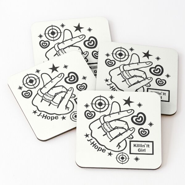 Item preview, Jhope Killin It Girl Hand Black Version designed and sold by Khotekmei.