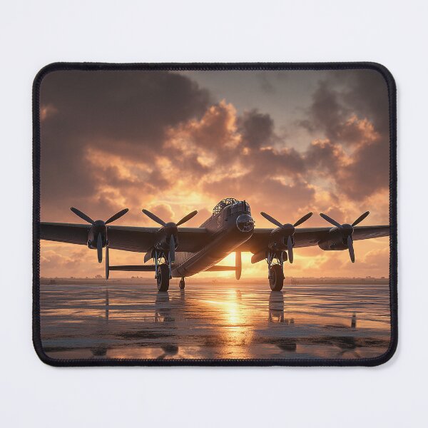 Item preview, Early Morning Airfield At Daybreak with Early Sunshine designed and sold by Skyframe Aviation.