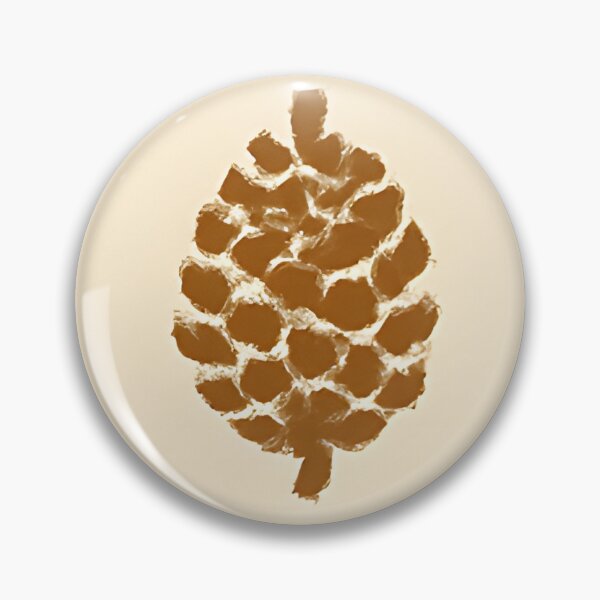 Item preview, Brown Pine Cones on Cream Christmas Background designed and sold by SassyArtistry.