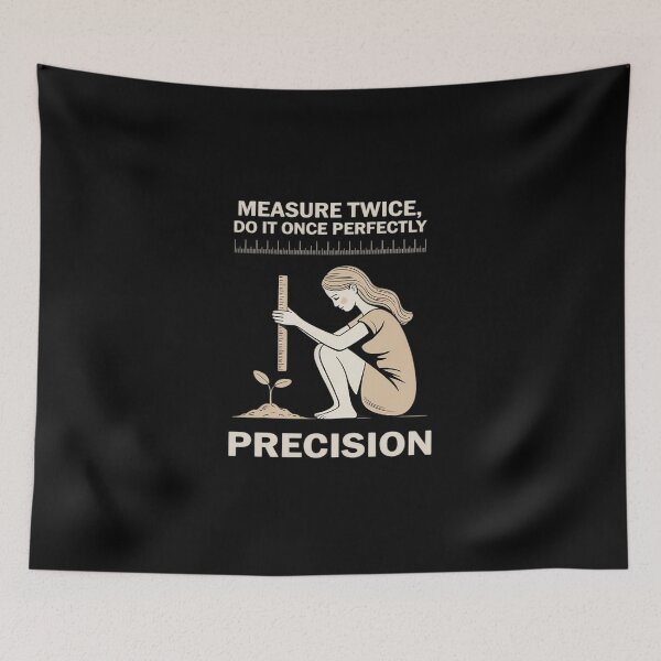Item preview, Measure Twice Do It Once Perfectly designed and sold by GasVille.