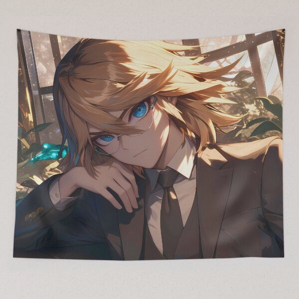 Item preview, Byakuya Togami Sophisticated Danganronpa Anime Elegant Brown Modern designed and sold by HumbertoValveno.