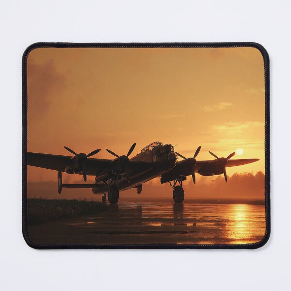 Item preview, WW2 Bomber Base In Quiet Dawn with Golden Light designed and sold by Skyframe Aviation.