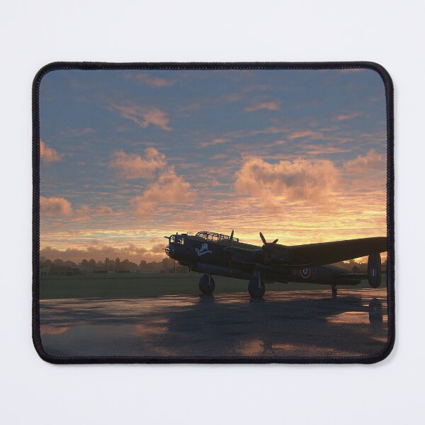 Item preview, Early Morning Airfield In Morning Light with Morning Fog designed and sold by Skyframe Aviation.