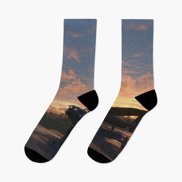 Item preview, Early Morning Airfield In Morning Light with Morning Fog designed and sold by Skyframe Aviation.