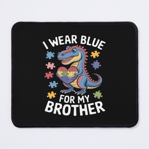 Item preview, I Wear Blue For My Brother Autism Awareness Puzzle Family designed and sold by GaryPacheco6.