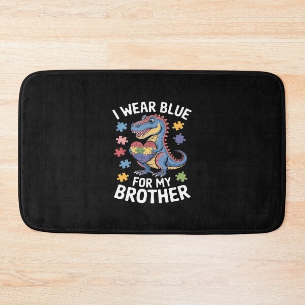Item preview, I Wear Blue For My Brother Autism Awareness Puzzle Family designed and sold by GaryPacheco6.