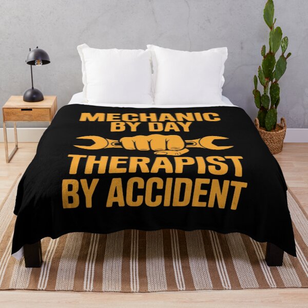 Item preview, Mechanic by Day - Therapist by Accident designed and sold by GasVille.