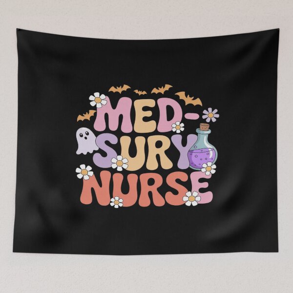 Item preview, Med Surg Nurse Daisy Flower Halloween Fall Medical Surgical designed and sold by GasVille.