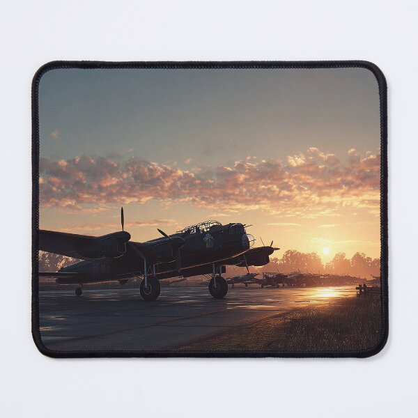 Item preview, Lincolnshire Dawn Airfield In Early Light with Early Sunshine designed and sold by Skyframe Aviation.