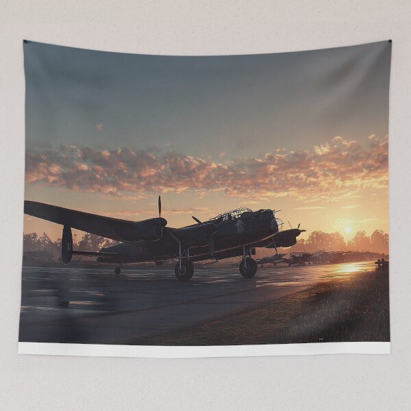 Item preview, Lincolnshire Dawn Airfield In Early Light with Early Sunshine designed and sold by Skyframe Aviation.