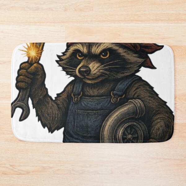 Item preview, Weekend wrench co mascot  designed and sold by ssnoz.