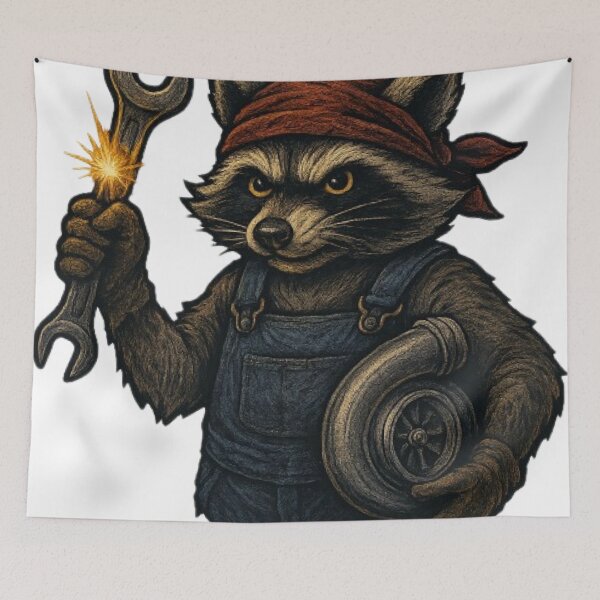 Item preview, Weekend wrench co mascot  designed and sold by ssnoz.