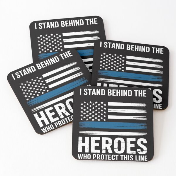 Item preview, Thin Blue Line American Flag Police Support Blu Lives Matter designed and sold by MuteElevent.