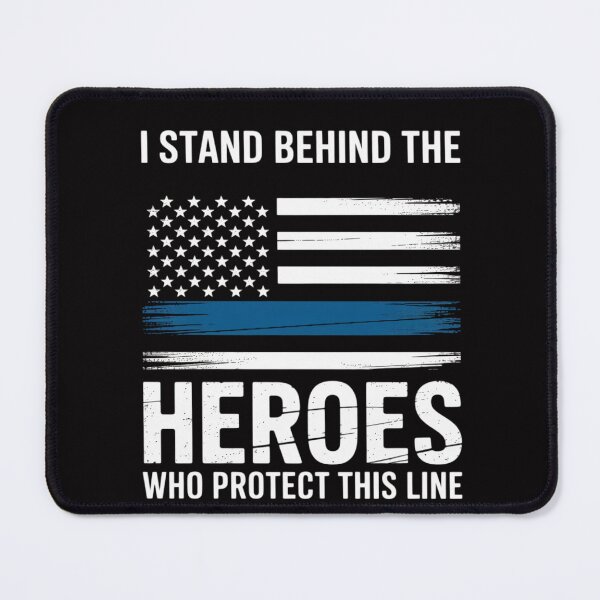 Item preview, Thin Blue Line American Flag Police Support Blu Lives Matter designed and sold by MuteElevent.