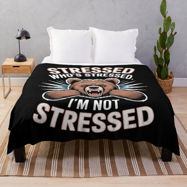 Item preview, Stressed Who'S Stressed I'M Not Stressed Emotion Relief - designed and sold by EarlineRenee.