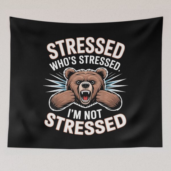 Item preview, Stressed Who'S Stressed I'M Not Stressed Emotion Relief - designed and sold by EarlineRenee.