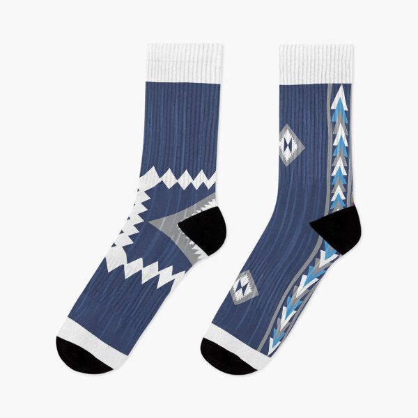 Item preview, Blue Navajo tribal vector designed and sold by ChaReePat.