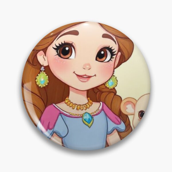 Item preview, Beautiful Princess Sophia – Cute Cartoon Fairy Tale Art designed and sold by swara-2016.