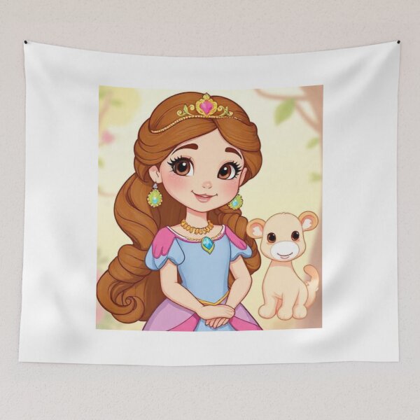 Item preview, Beautiful Princess Sophia – Cute Cartoon Fairy Tale Art designed and sold by swara-2016.