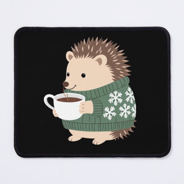 Item preview, Hedgehog in a Holiday Sweater designed and sold by Aetheriswork.