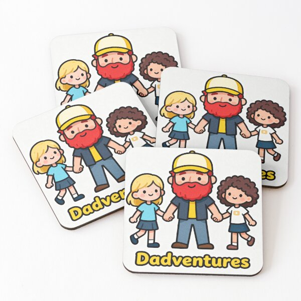 Item preview, Dad (w/Orange Beard) - 2 girls - Full Body designed and sold by DadventuresAUS.