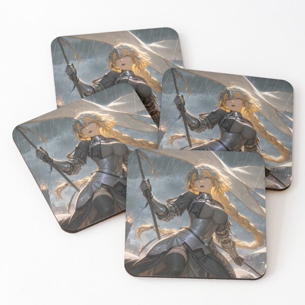 Item preview, Jeanne D Arc Banner Of Faith Fate Grand Order Anime Girl designed and sold by HumbertoValveno.